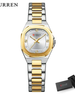 Montre pour Femme Curren 9104 Argent Doré