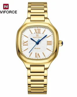 Montre pour Femme Naviforce NF5042 Doré fond Blanc