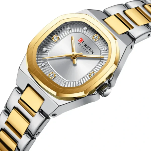 Montre pour Femme Curren 9104 Argent Doré – Image 2