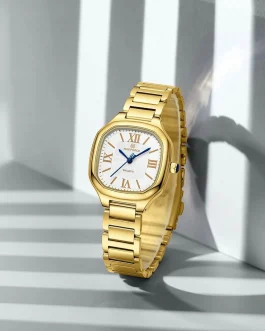 Montre pour Femme Naviforce NF5042 Doré fond Blanc