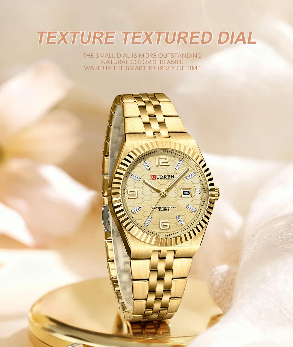 Montre pour Femme Curren 8498L Doré – Image 5