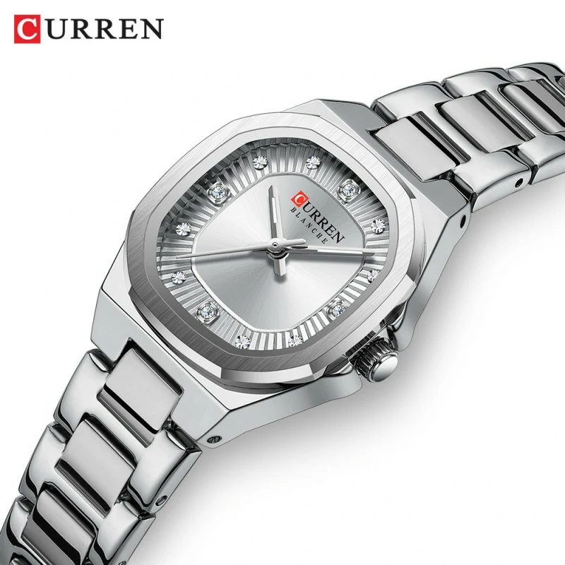 Montre pour Femme Curren 9104 Argent – Image 2
