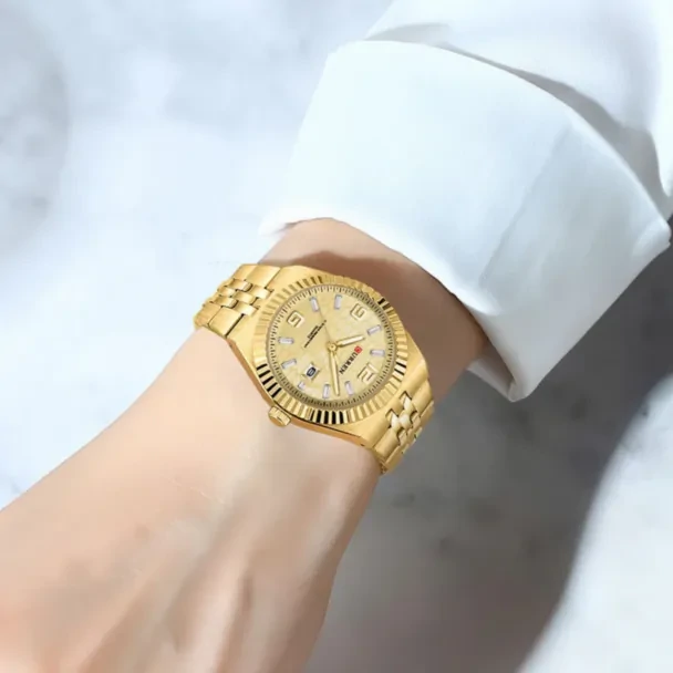 Montre pour Femme Curren 8498L Doré – Image 9