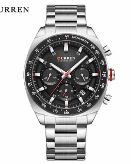 Montre pour Homme Curren 8497 Argent Fond Noir