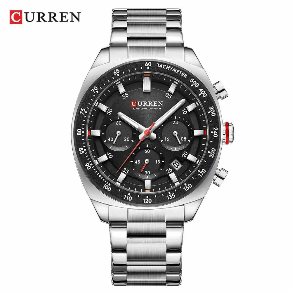 Montre pour Homme Curren 8497 Argent Fond Noir