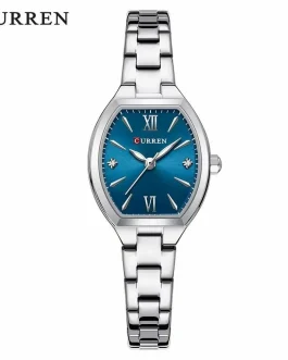 Montre pour Femme Curren 9112 Argent Fond Bleu