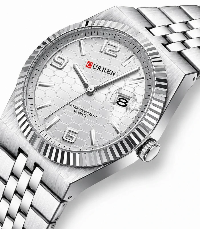 Montre pour Homme Curren 8498 Argent – Image 3