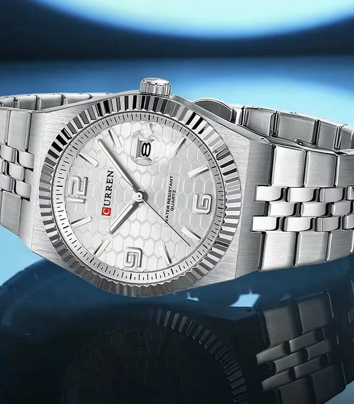 Montre pour Homme Curren 8498 Argent – Image 4